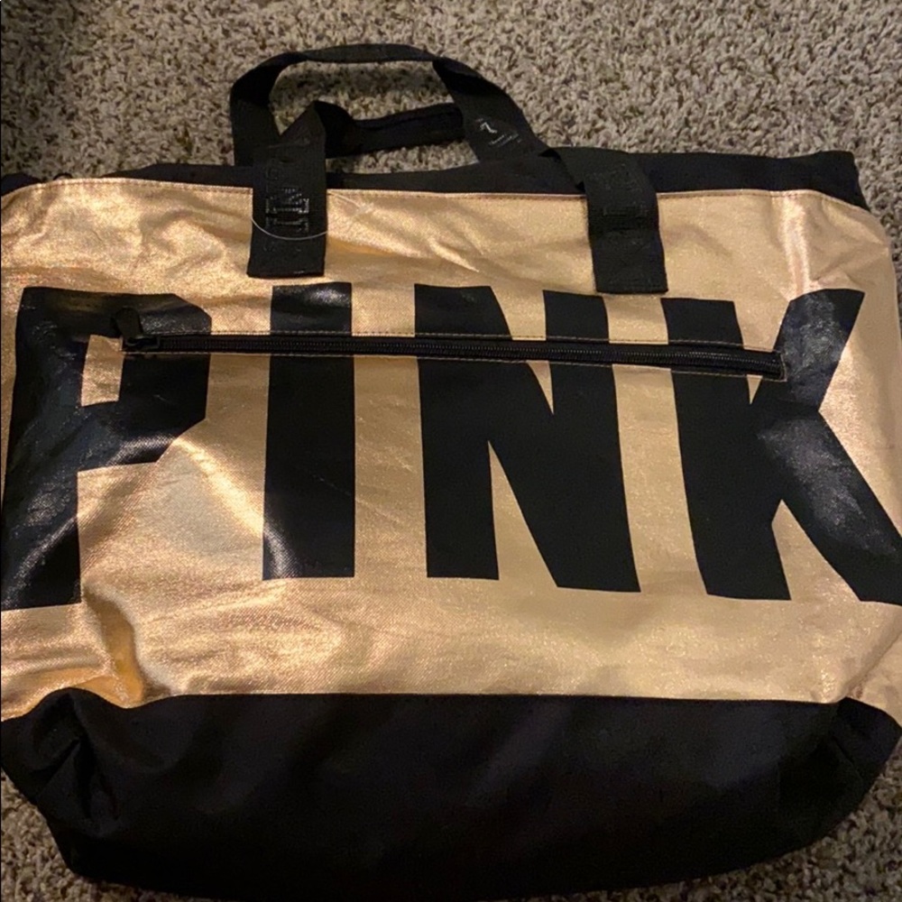 Victoria’s Secret PINK rose gold tote